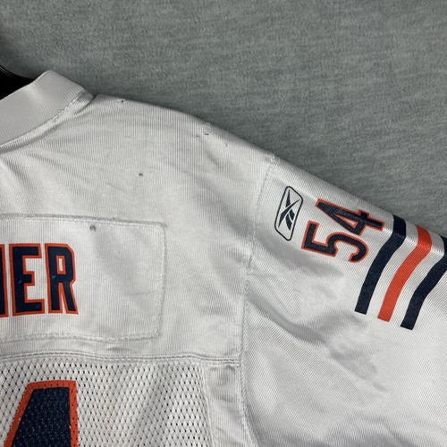 Vintage Chicago Bears Brian Urlacher 54 Jersey Boys XL NFL Football XLI Reebok - 第 9/11 張圖片
