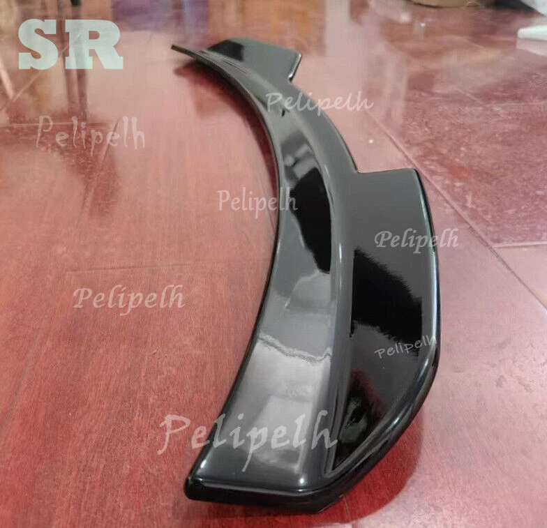 Glossy Black Rear Roof+Middle Spoiler Trunk Wing Fits Audi Q8 SQ8 2019-2024-2026 - Изображение 3 из 4