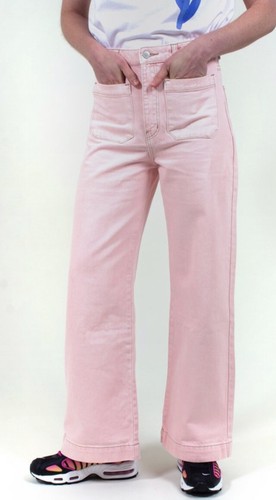 High Rise Wide Leg Sailor Jeans Size 