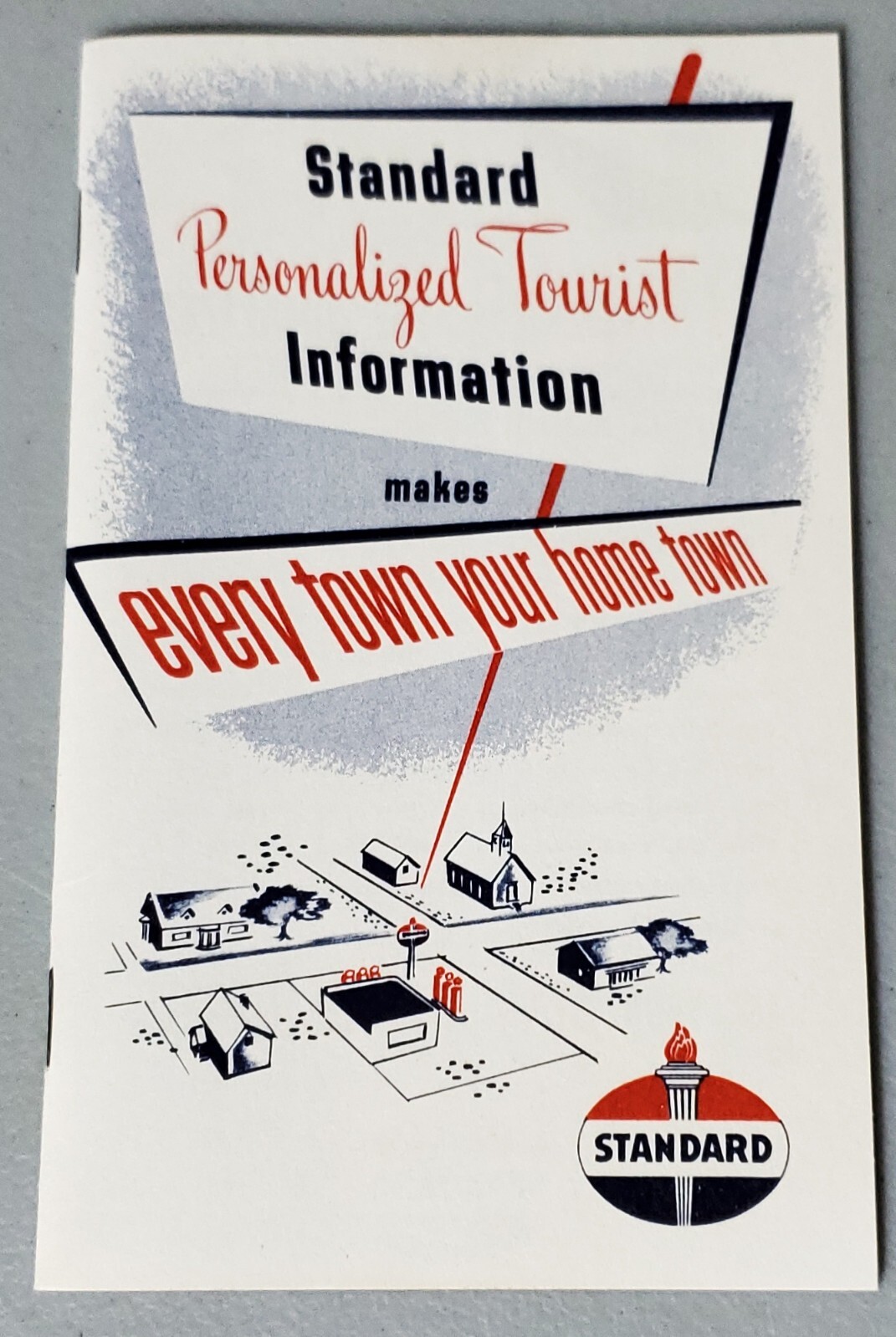 1950 Standard Oil Personalized Tourist Information Travel Expense Tracking Book