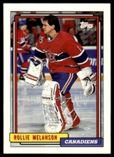 1992 Topps #298 Rollie Melanson - Montreal Canadiens