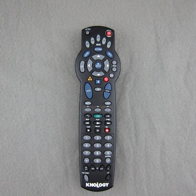 Knology Branded Universal 5-Device Cable TV DVD Remote Control Tested Working