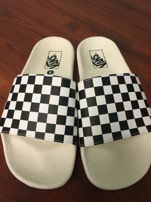 slides shoes vans