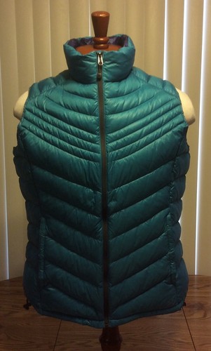 Xersion Packable Down Puffer Vest Teal 