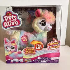Zuru Pets Alive Rainbow Bonnie The Booty Shakin Llama Dancing Robotic Twirl Spin