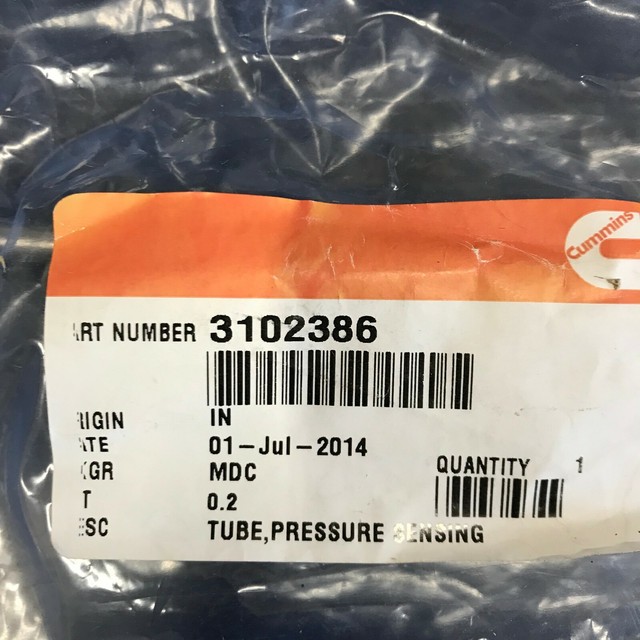 3102386 Cummins Pressure sensing tube. eBay