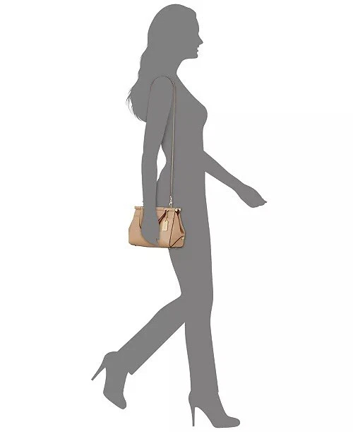 Coach Grace Bag 20 borsa borsa a tracolla in vera pelle beige