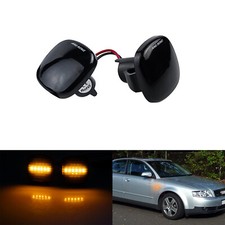 Für Skoda Octavia BJ.1996-2013 Seitenblinker Blinker Lampe Smoke schwarz LH + RH
