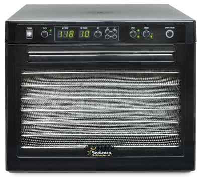 Tribest Sedona Classic SD-S9000-B Rawfood Dehydrator with Stainless Steel Trays