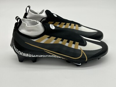 Nike Vapor Edge Pro 360 Football Cleats Black Gold White Size 14 DQ3670-002 Nike Vapor Edge Pro 360 Safari Black Gold | Mercari main image 4