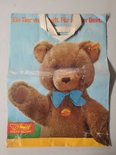 Vintage Steiff Bear Paper Bag 1970 s Made In West Germany 12x16 Knopf Im Ohr