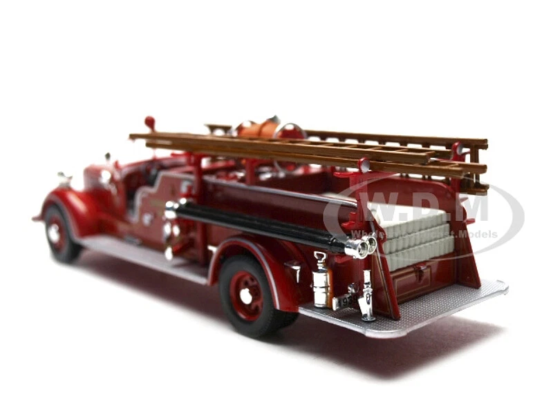 Camión de bomberos Packard 1939 rojo 1/32 modelo diecast por modelos exclusivos 32400 Foto 2 de 4