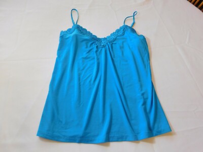Apostrophe Women's Ladies Sleeveless Tank Top Shirt Size LP large petite NWT NEW