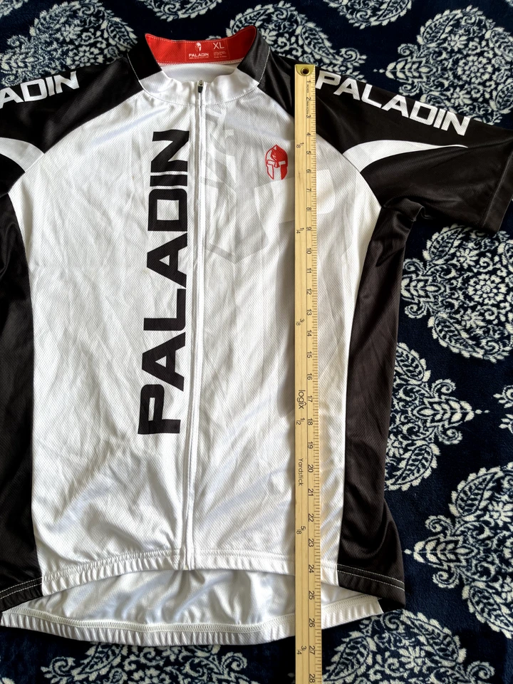 Paladin Sports Cycling Jersey Mens XL Spartan Helmet Print Biking Shirt - Image 4 of 4