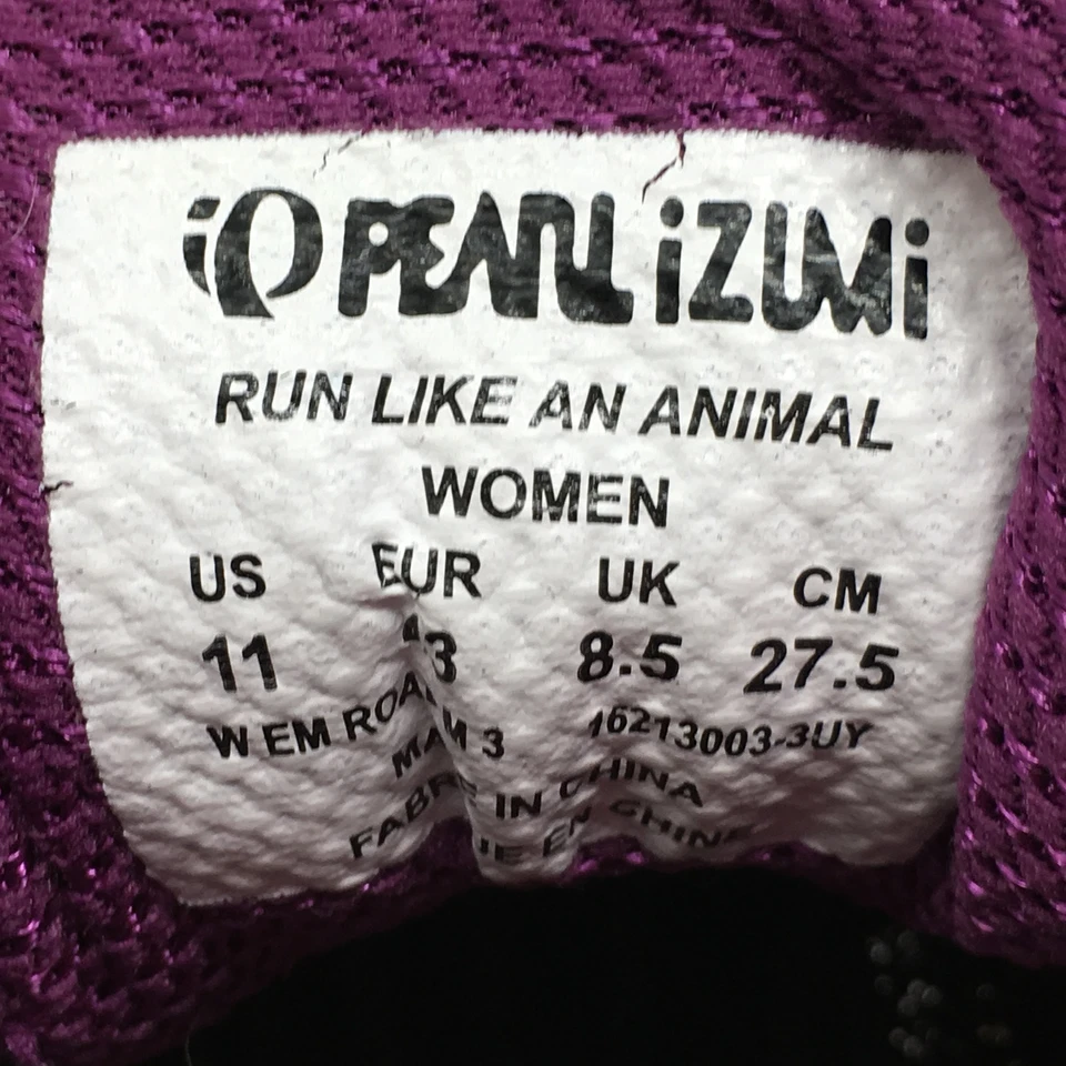 Mujer Perla Izumi W EM Road M 3 Zapatos para Correr Tenis Talla 11M Gris Púrpura S7 Foto 2 de 4