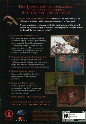 Heretic Kingdoms: The Inquisition PC Game 2004 Windows 7 8 10 11 - Picture 2 of 2