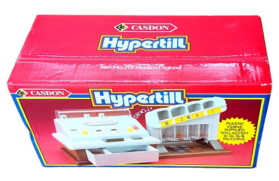 Kinderspielzeug Cash Till CASDON HYPERTILL Geldsortierer & Spielzeuggeld Vintage 1990er