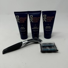 New Dollar Shave Club Ultimate Shave Starter Set Handle  2 Razors  Shave Scrub