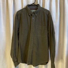 Woolrich Long Sleeve Men’s plaid flannel large shirt Great Condition Ships Fast