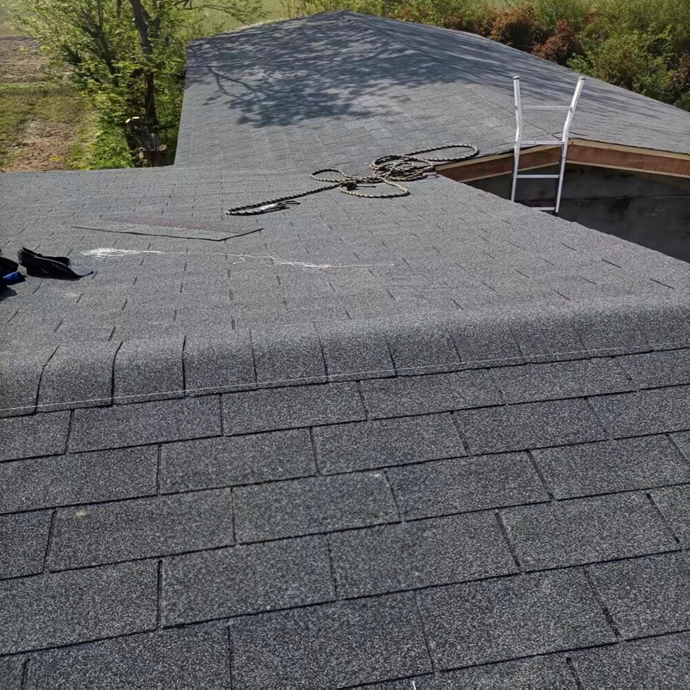 18pcs Grey 3 Tab Asphalt Roof Shingles SelfAdhesive Roofing Felt