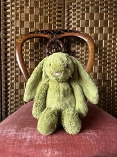 Rare and Retired Jellycat Bashful Moss Bunny - Medium