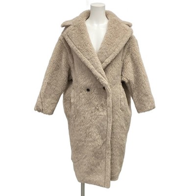 Max Mara Teddy Bear Icon Coat 101602236 Beige Outer fabric] Alpaca, wool - Coat