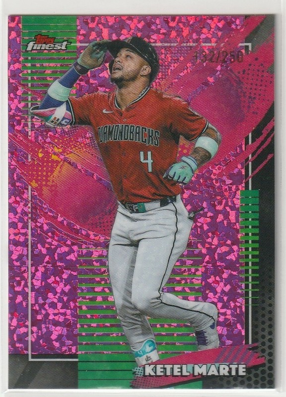 2026 Topps Finest KETEL MARTE Arizona Diamondbacks PINK MINI DIAMOND #'d 250