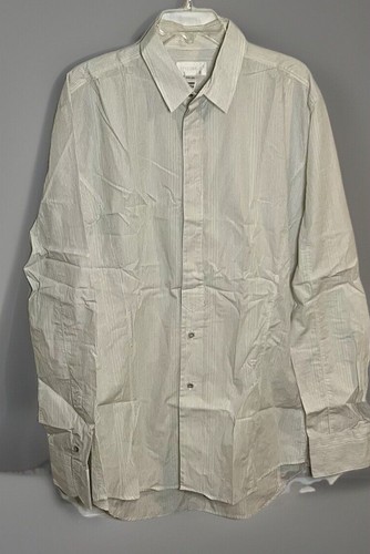 Diesel Shirt 2XL Stripped Oxford Button Down Long Sleeve Pocket Dress Shirt NWT