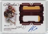 2021 Panini Flawless Sapphire 4/10 Antonio Gibson #DPA-AGI Dual Patch Auto 6m7