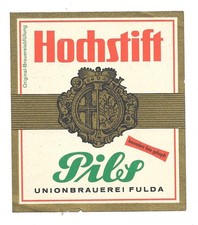 Bieretikett Union-Brauerei Fulda (HH)
