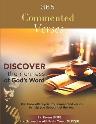 365 Commented Verses: Book I by Eavans Juste Paperback Book