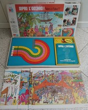 APRI L'OCCHIO VERO O FALSO MB GIOCHI 1972 RARISSIMO ITALIANO COMPLETO