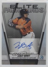 2019 Bowman Chrome Elite Farmhands Auto 1/75 Joey Bart #EFA-JB Auto 0rd2