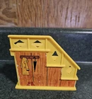 Vintage Fisher Price Little People 952 Play Family House Staircase Yellow Stairs