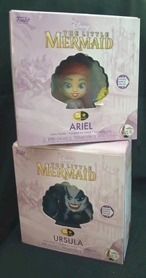 Funko 5 Star 2 Pack Of Disney's The LIttle Mermaid Ursula And Ariel 3in. Figures