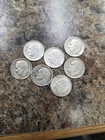 Lot of 7  90% silver  Dimes 1946,1947,1951,1957,1969,1961,1964