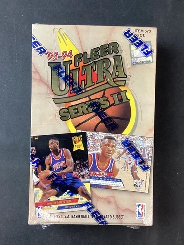 1993-94 Fleer Ultra Basketball Factory Sealed Box! Series 2 Jordan Power in KEY!