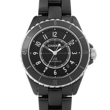 CHANEL J12 Caliber 12.1 38MM H5697 Black lacquer WATCH 702195