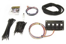 Painless Performance Products Track Rocker 4-switch Panel - In-dash Mount