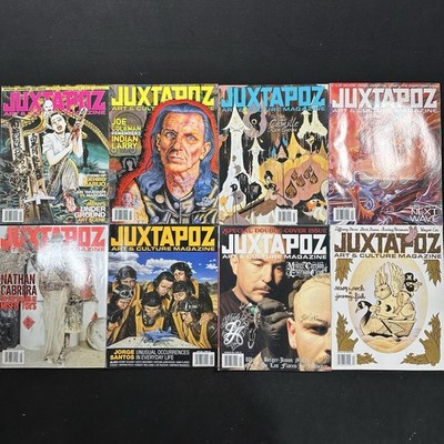 Juxtapoz Art Culture Magazine 2006 Konvolut 8 Ausgaben Suehiro Maruo Aesop Rock