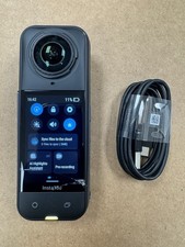 Insta360 X5 8K 360 Action Video Camera Black-COSMETIC ON LCD-STILL WORKS PERFECT