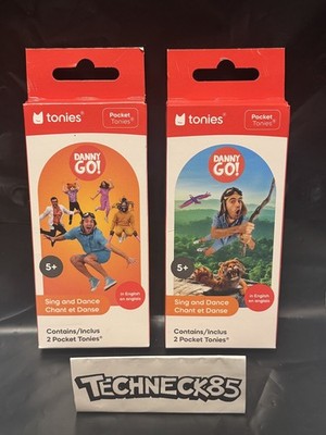 DANNY GO TONIES Dance Party and Adventure Beats Pocket Tonie DANNY GO! BRAND NEW