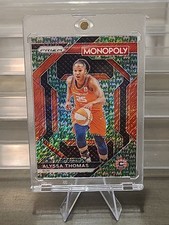 2024 Prizm WNBA Monopoly Alyssa Thomas Green Millionaire Shimmer /20