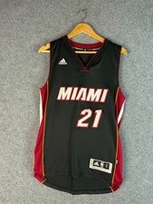 Hassan Whiteside Miami Heat NBA Nike Basketball Jersey Mens Small Red Sports