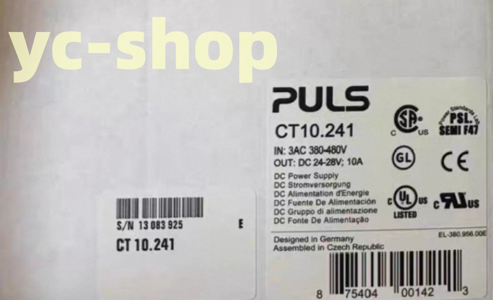 1PC PULS Brand new CT10.241 Switching Power Supply Fast delivery FedEx or DHL*c