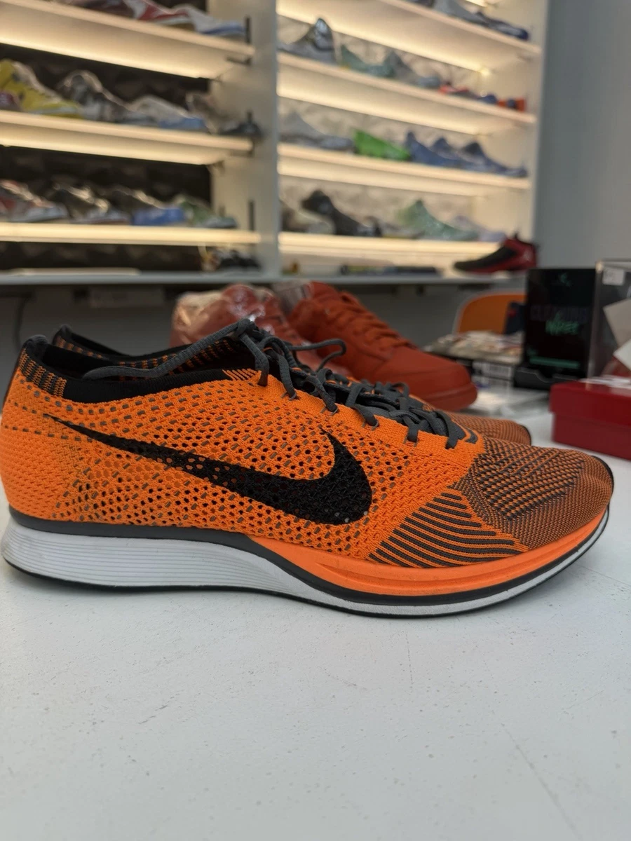 Nike Flyknit Racer Total Orange | eBay