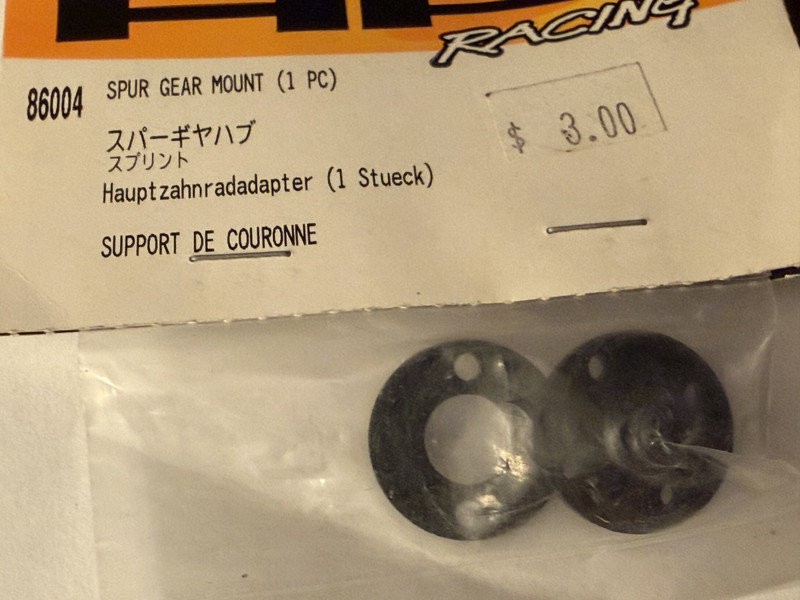 HPI Racing Vintage RC Car Part # 86004 Spur Gear Mount for Sprint 2