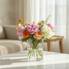 Centerpiece Smooth Finish Home Decor Clear Acrylic Vase for Flower Arrangements