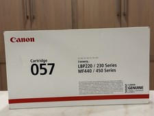 Canon Genuine 057 Black Laser Toner for imageCLASS LBP220/230  MF440/450