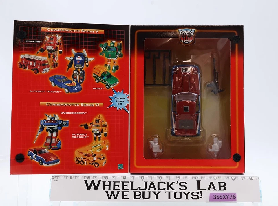 Smokescreen Transformers Reissue Commemorative Series 2002 Hasbro NEW SEALED - Image 2 of 4